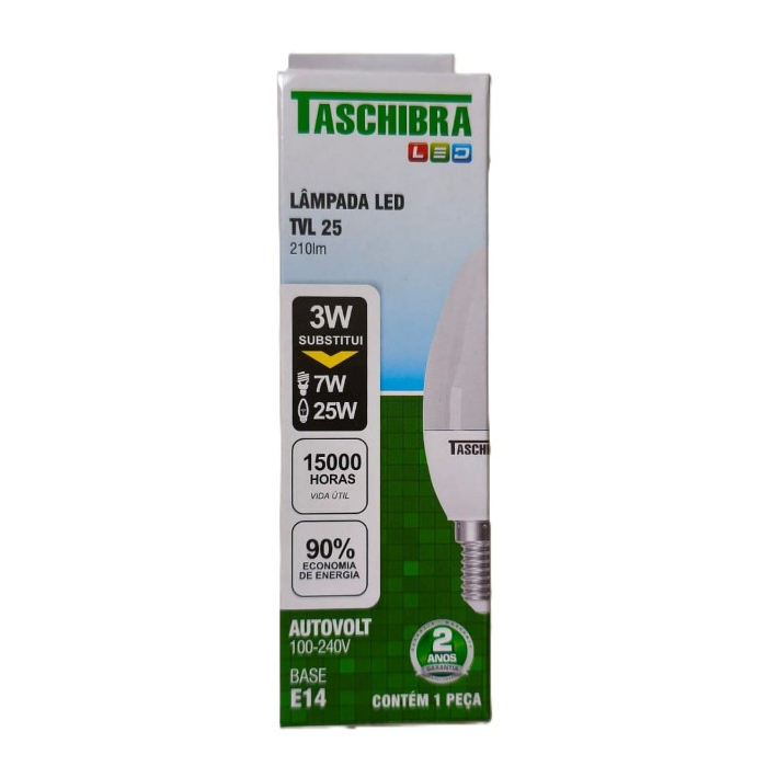 Lâmpada Led Bivolt E-14 3w Depuradores Suggar