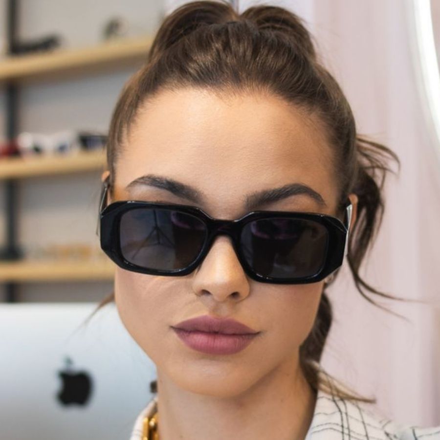 Óculos de Sol Retro Feminino Urbano Festa UV 400 Acetato Seven Original em Oferta na Shopee