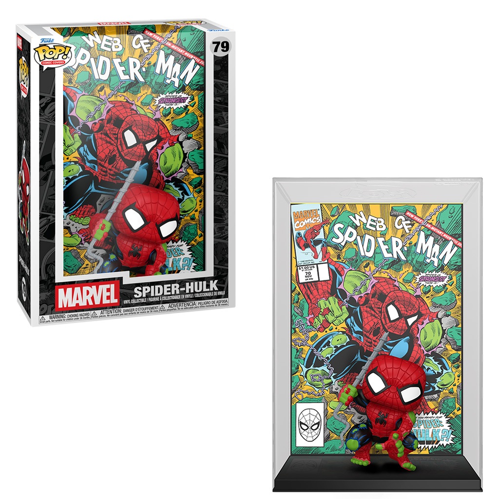 FUNKO POP COMIC COVERS MARVEL SPIDER-MAN - SPIDER-HULK (90304) NOVO ORIGINAL