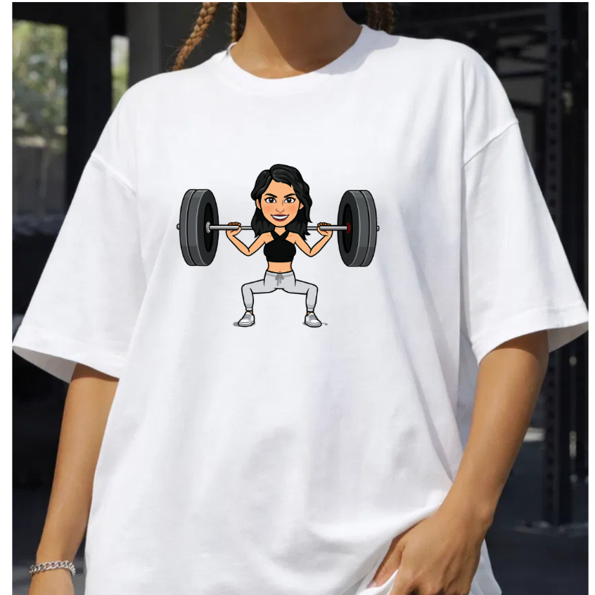 Camiseta Camisa Feminina Academia Fitness Algodão Tshirt Larga Confortável Blusa Comprida 100%
