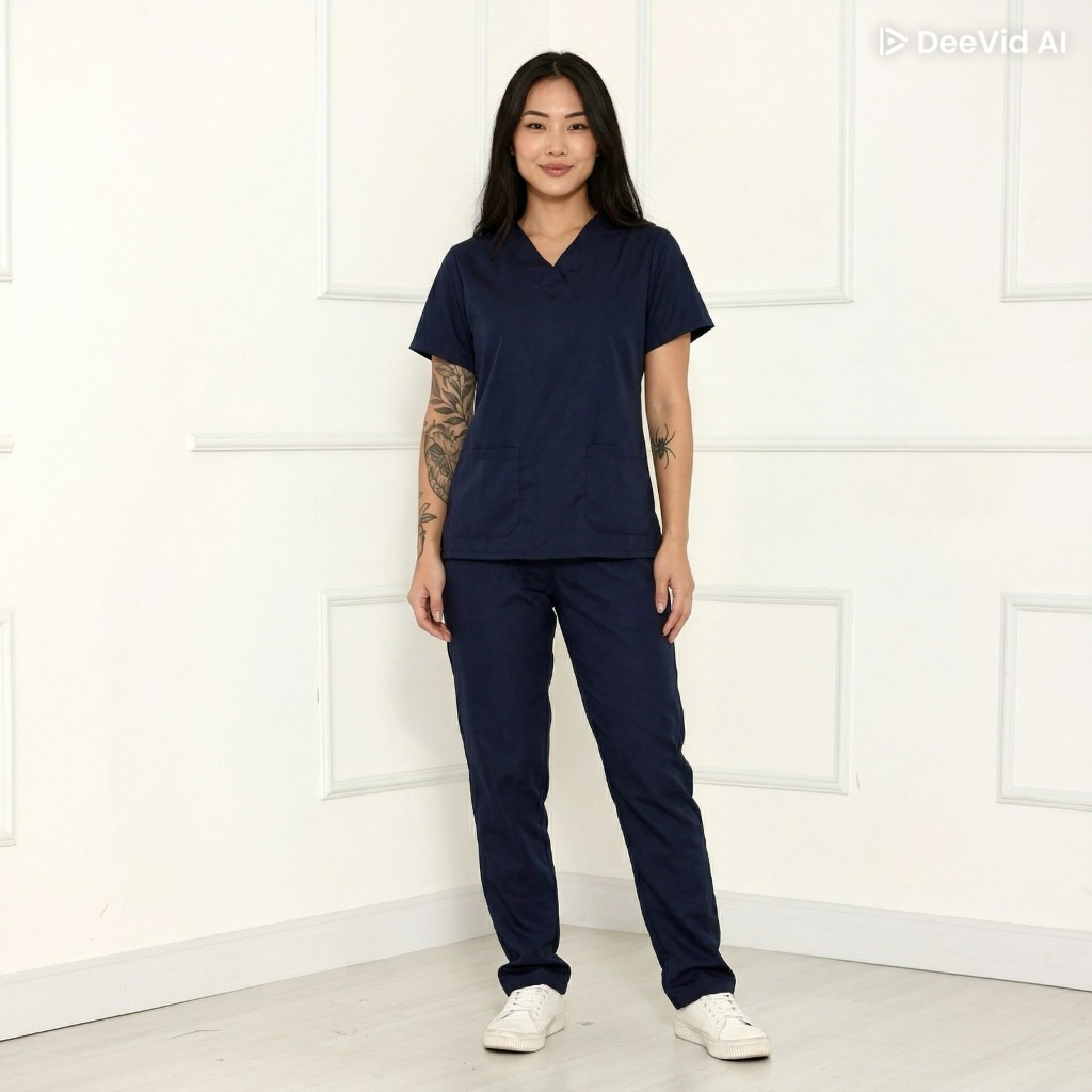 Scrub em gabardine, pijama cirúrgico, uniforme enfermagem, pijama hospitalar 10