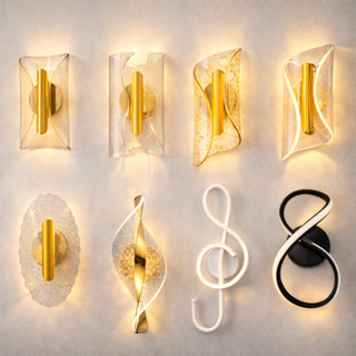 Arandela de Parede Acrílico LED Moderna Decorativa 7W/8W/12W 3 Cores Bivolt em Oferta na Shopee