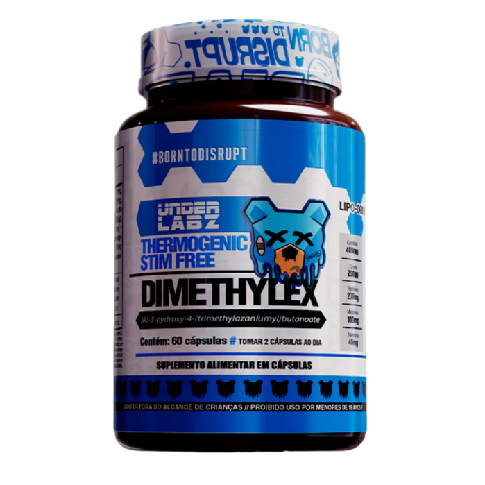 Dimethylex Stim Free (60 Cápsulas) Mais Resultado, Zero Cafeína - Under Labz