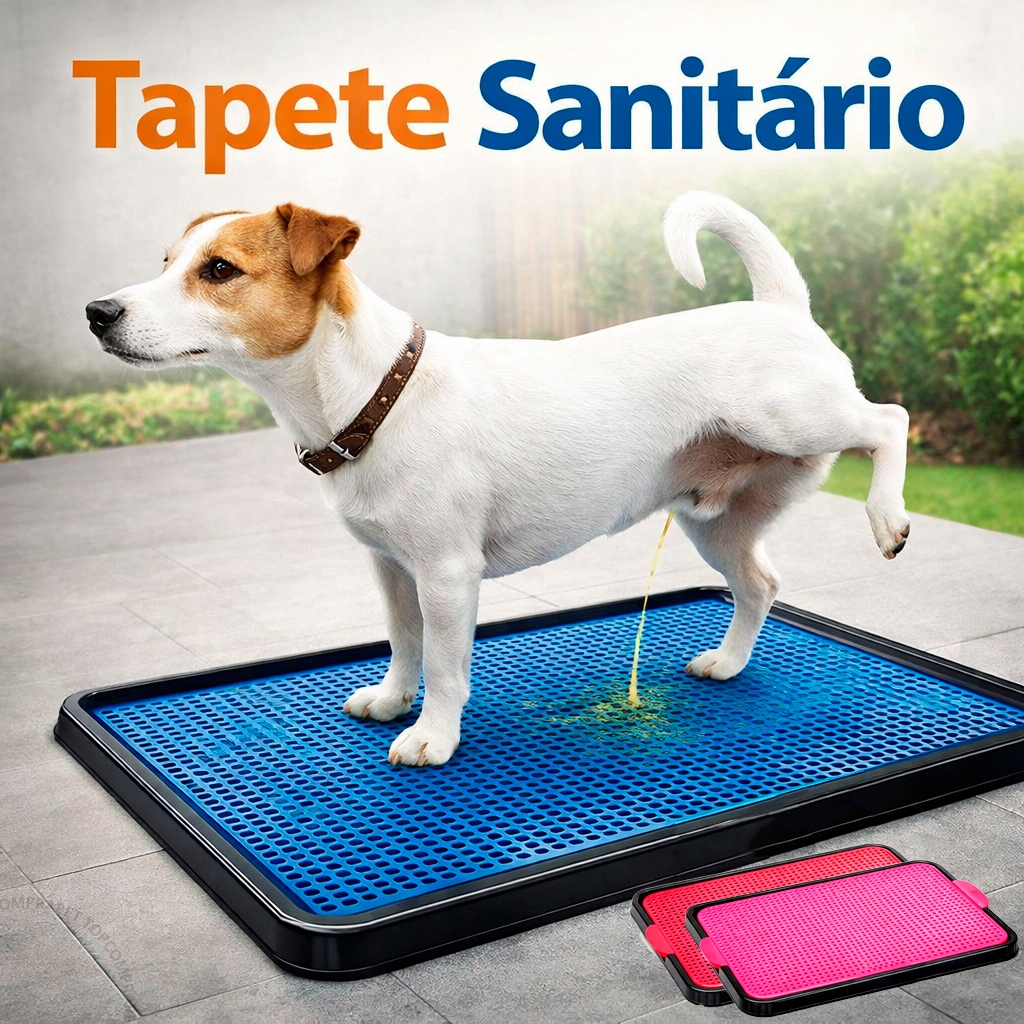Sanitario Canino Grade Lavavel Tapete Higienico Xixi Pode Nao Pode Adestrador Banheiro Caes Grande
