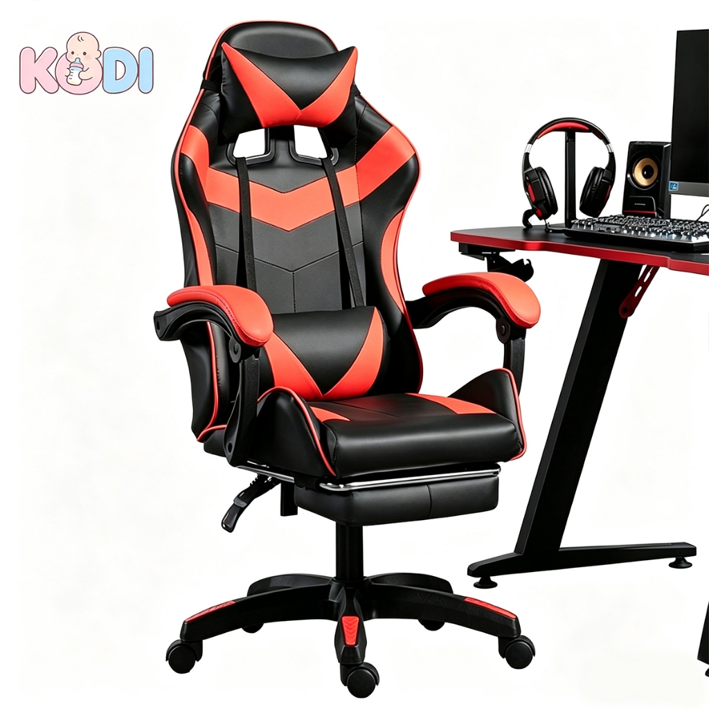 Cadeira de escritório/cadeira gamer/poltrona reclinável -F19