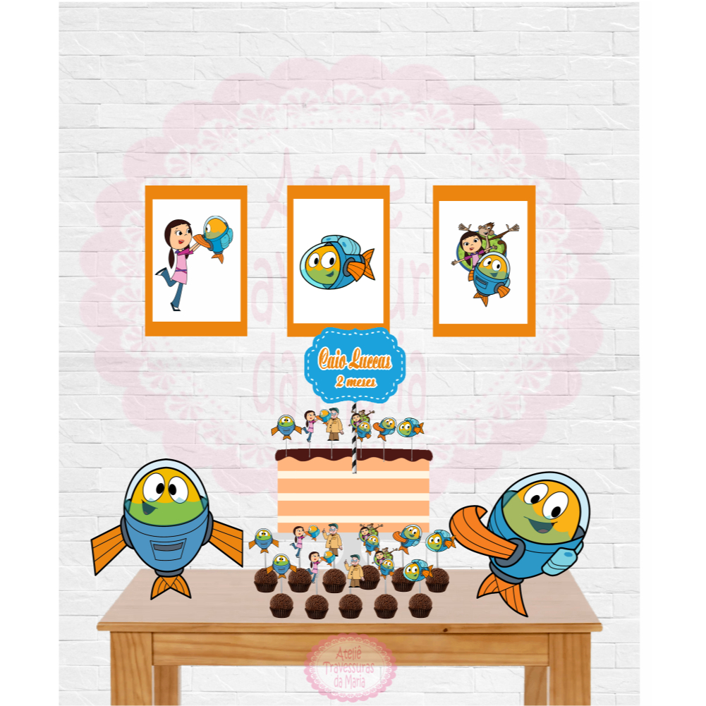 Kit Festa em Casa/ Lucas o Aranha   - Peixonauta  - Montamos Todos os Temas (Nos pergunte pelo chat!)