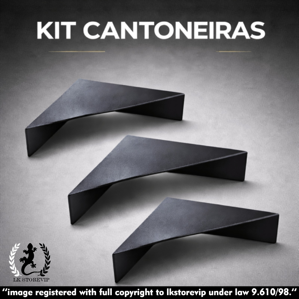 Kit 6 Cantoneiras Proteção de Quinas Bebê Segurança Anti Batida Móveis Boiserie