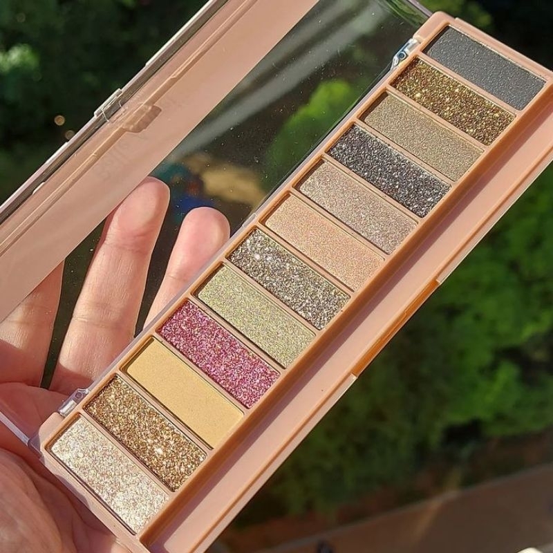 Paleta de sombra Belle Angel 12 Cores Glitter SUPER Brilho  Alta Pigmentação Make Profissional