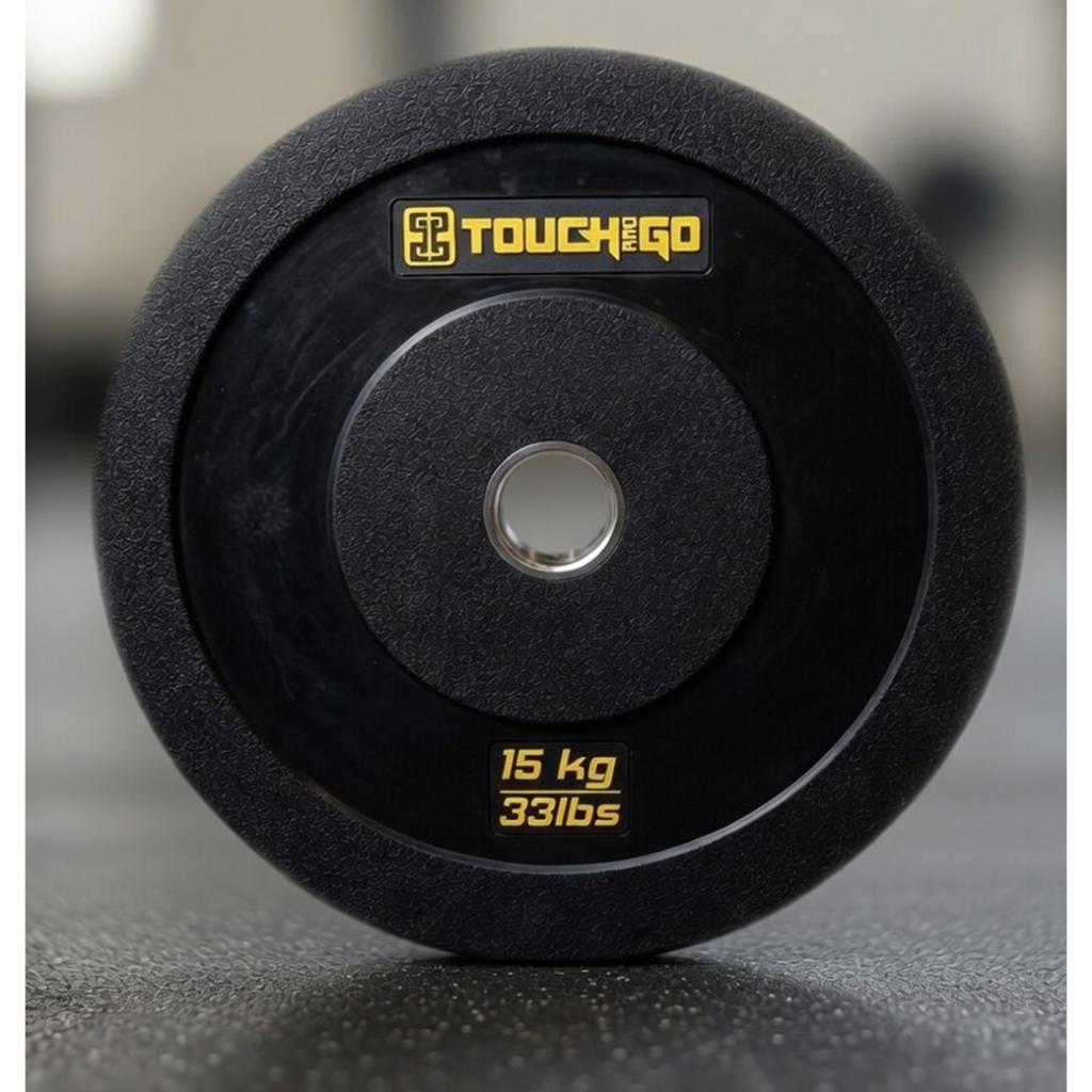Anilha Olímpica Emborrachada 15kg Peso Profissional Academia Touch And Go -  (1 Unidade)