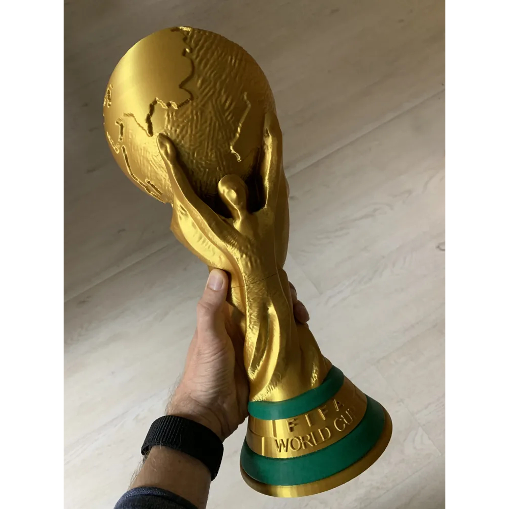 Taça da Copa do Mundo 3D – Tamanho Real (368mm)