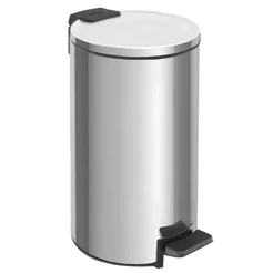 Lixeira Pedal 12L Inox Tramontina Loop Balde Removível Resistente Cozinha Banheiro