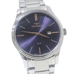 Relógio Technos Masculino Analógico Prateado Classic 2115MPM/1K