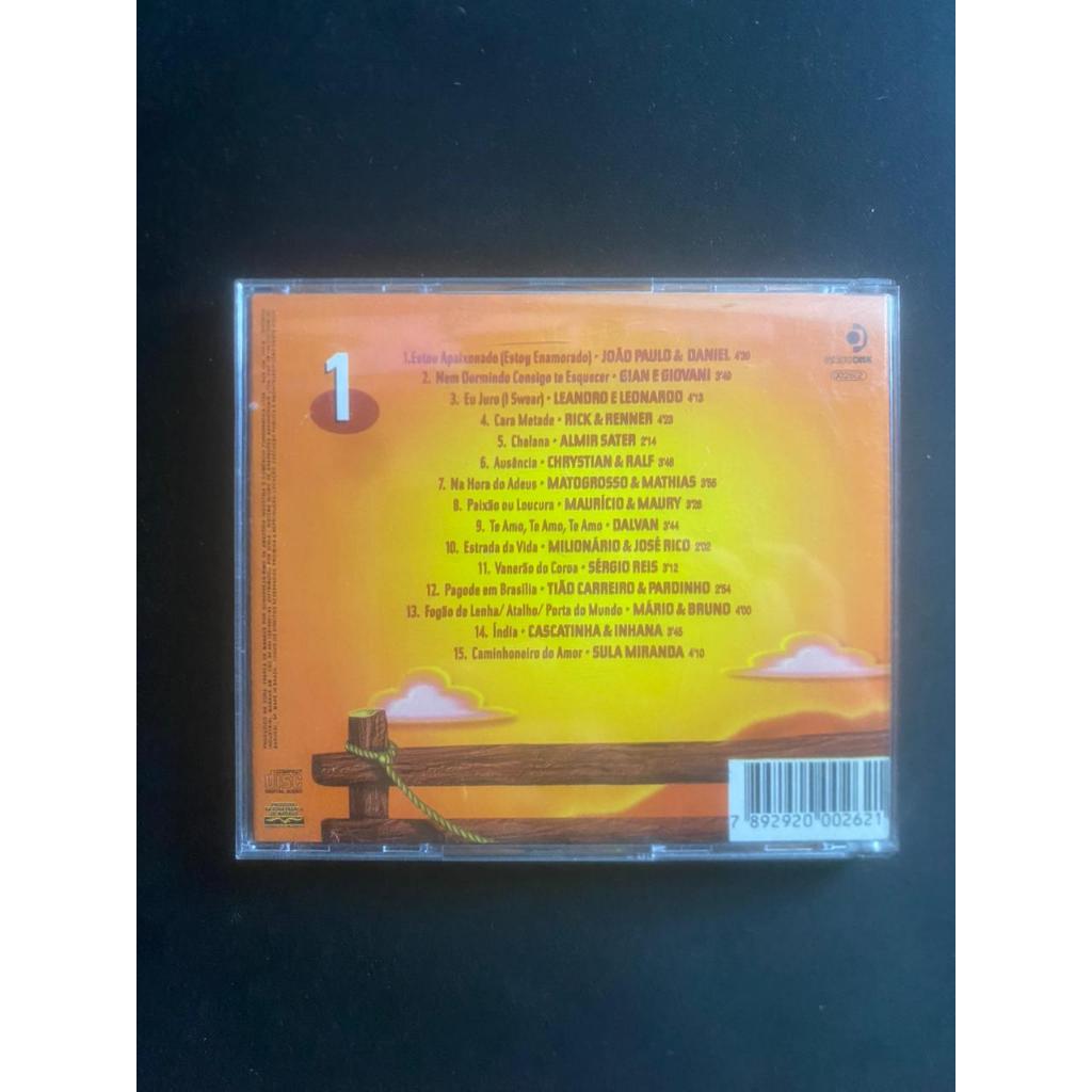 CD Sucessos Sertanejos Vol. 1 (1998) - Original - Relíquia Som Livre