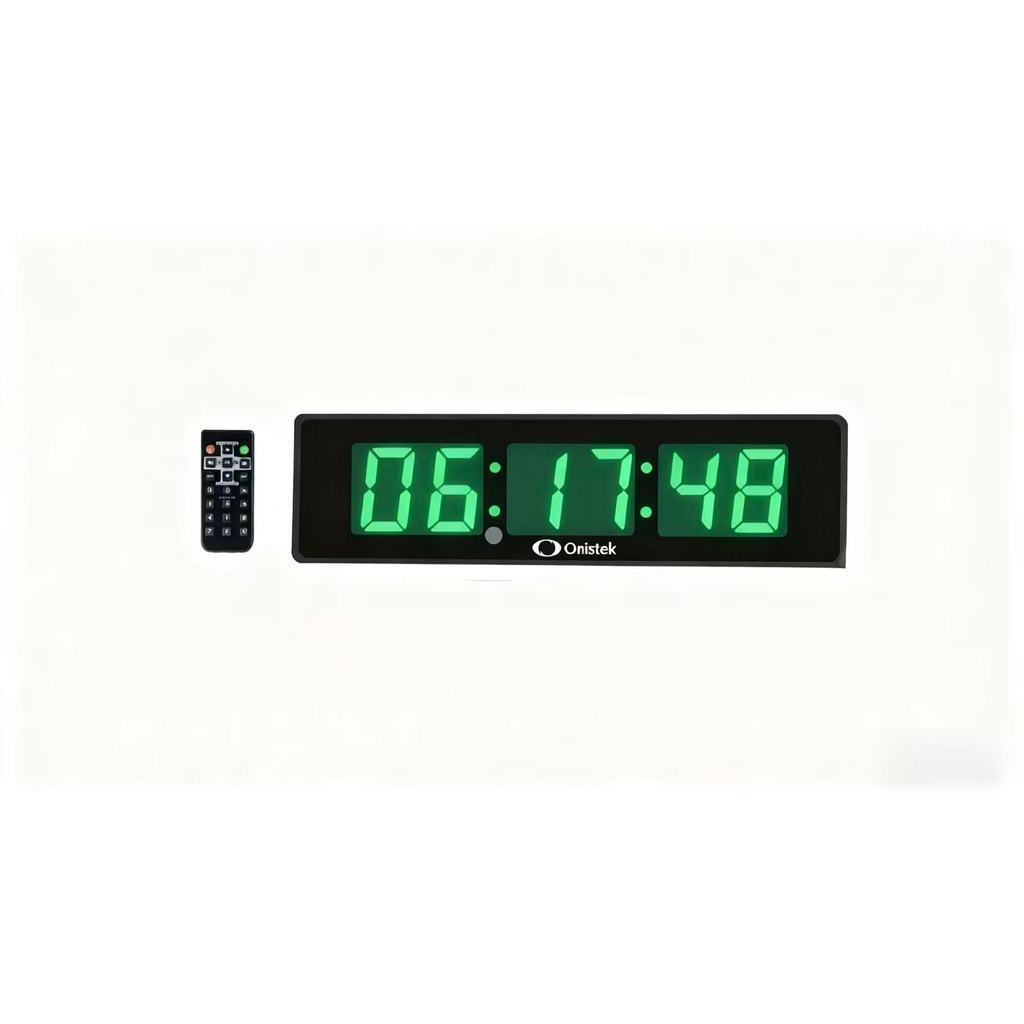 Relógio e Cronômetro Digital de Parede Mesa Led com Controle Remoto Timer