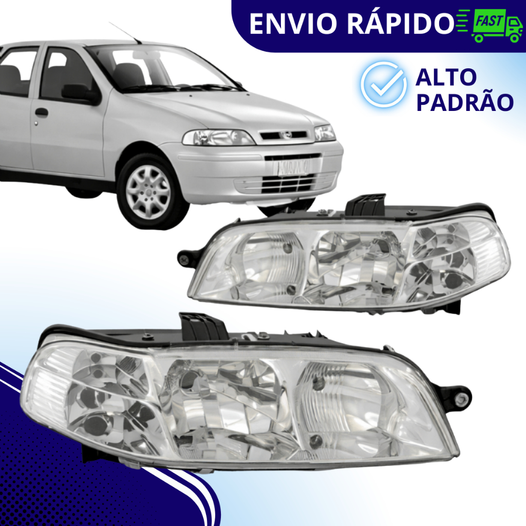 Par Farol Palio 2001 2002 2003 2004 2005 2006 Carcaça Preta