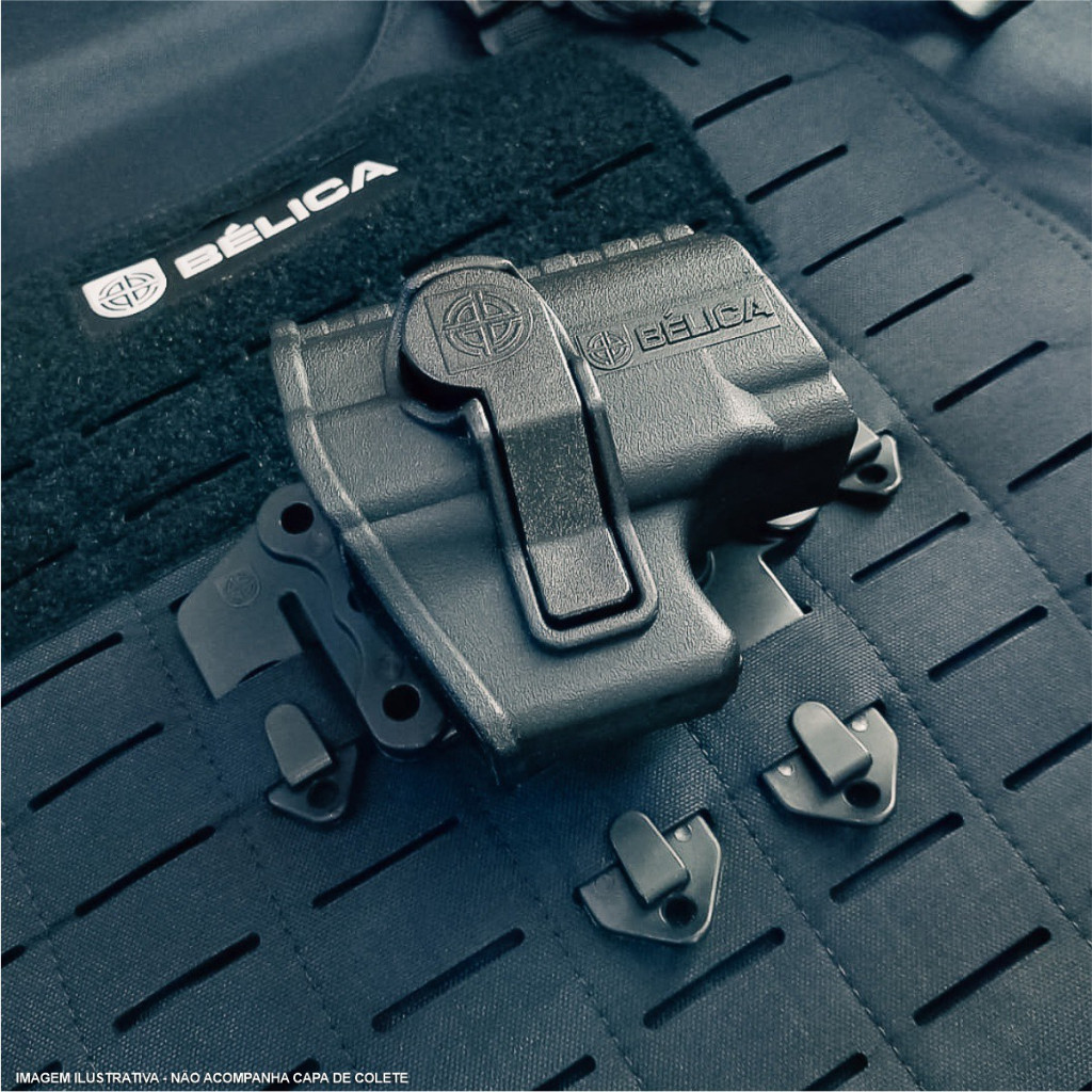 Coldre Eagle Fit Colete G17 g19 G25 G26 Beretta Apx GX4 GX2 G2C G3TORO TX22 TX9 PT92 PT100 TH9 TH40 TH380