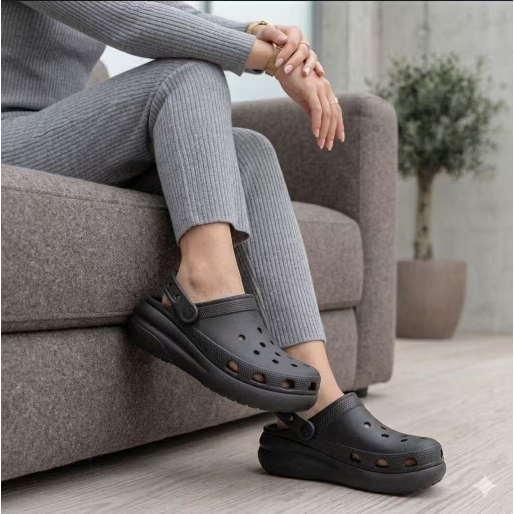 Sandália Chinelo Babuche Plataforma 5cm Feminino Sem Acessórios Leve e Confortável H801