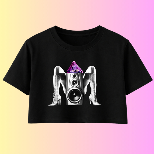 Cropped Personalizado Madonna Confessions Cantora Música Internacional  II Fashion Pop - 2026