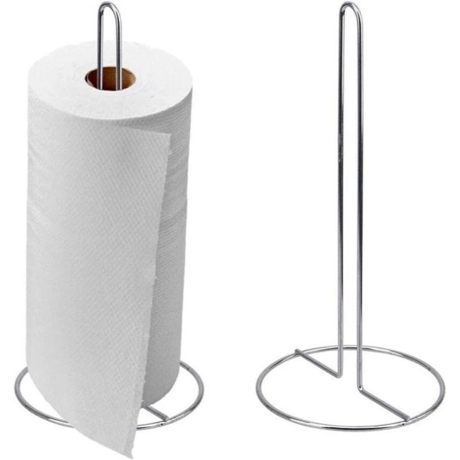 Suporte para Papel Toalha de Inox, Porta Papel Toalha Casa Cozinha Utilidades Clink-1600