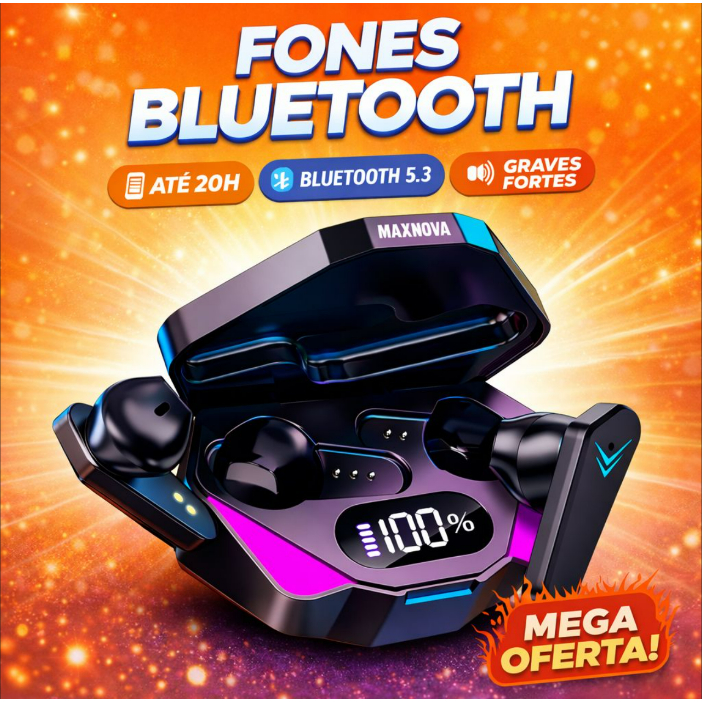 Fone De Ouvido Sem Fio Bluetooth Tws X15 Maxnova