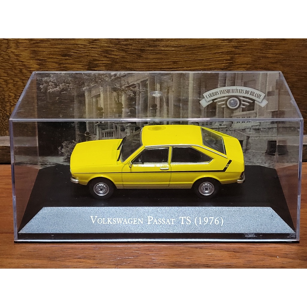 VW Volkswagen Passat TS 1976 - Coleção Carros Inesquecíveis do Brasil - Carrinho Miniatura 1/43