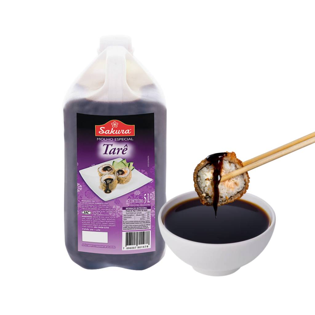 Molho Tarê Sakura 5L Oriental Para Sushi Grelhados e Food Service