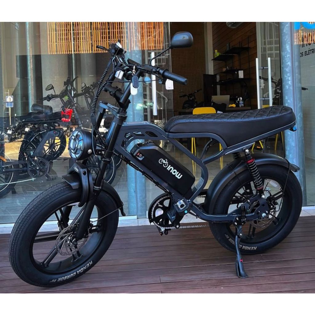 Bicicleta Elétrica - Inow V40 PRO - 2026 - 1000W - Trava de Segurança - Alarme e NFC - Conectividade App- 60km Autonomia