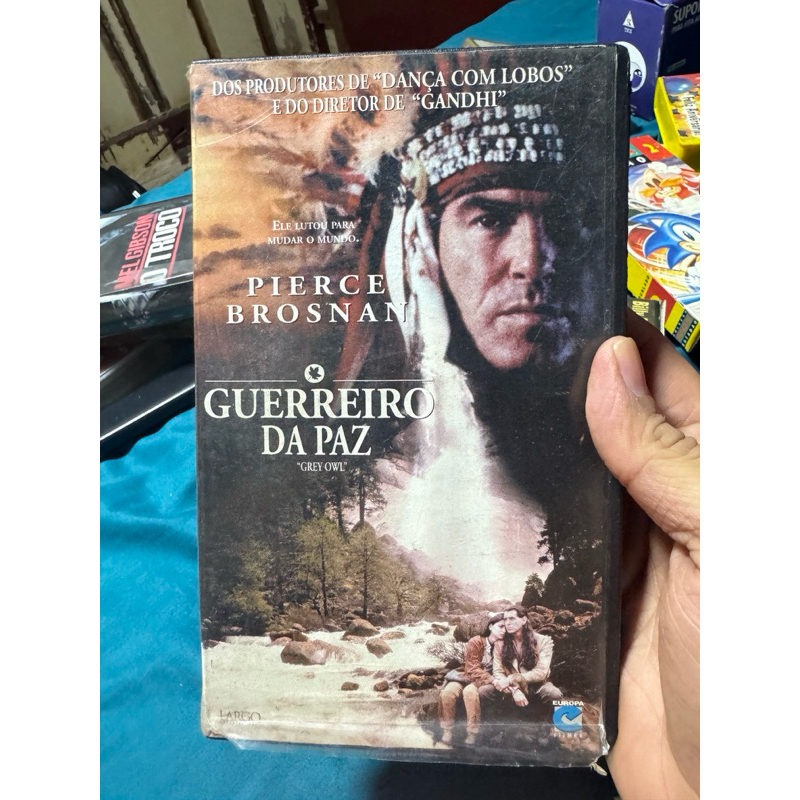 fita VHS O guerreiro da paz - original e legendado - fotos reais