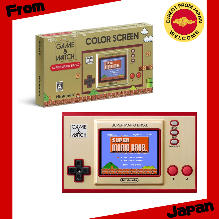 Jogo E Relógio Nintendo Super Mario Bros . [Direto Do Japão]