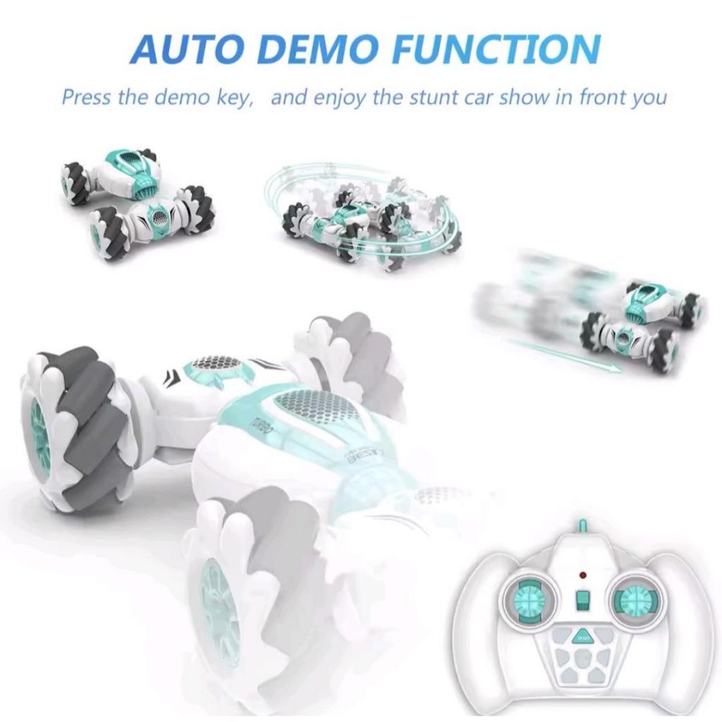 Carrinho Acrobático Controle Remote Stunt Car S-012 com Sensor de Gestos e Giro 360°