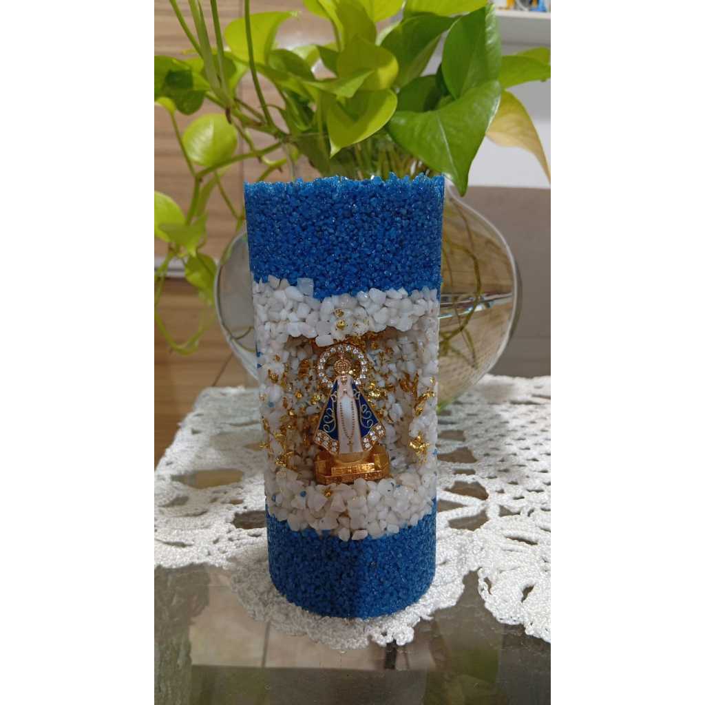 Vela Gruta Nossa Senhora Aparecida - Vela Aromática