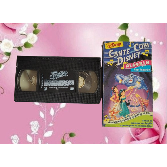 Cante Com Disney - Aladdin: Amigo Insuperável - Fita VHS