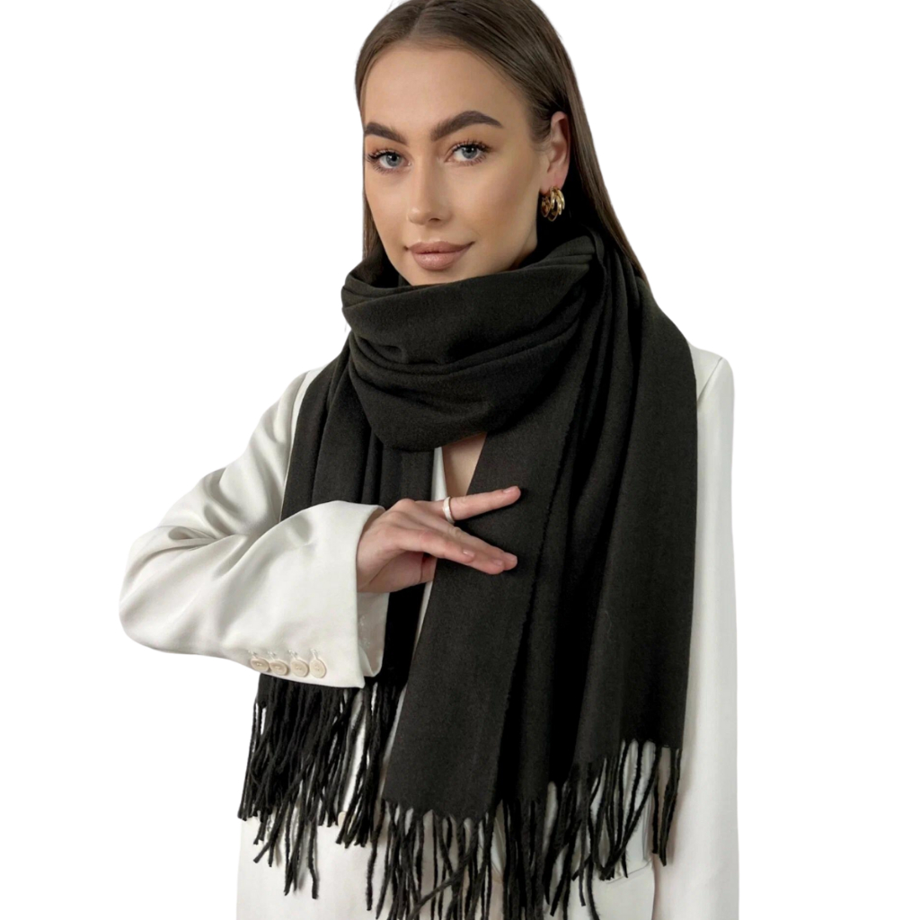 Echarpe Cachecol Lenço Xale Lisa Grande Masculino Feminino Presente
