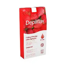 Depilflax Folhas Prontas Corp Morango C/20