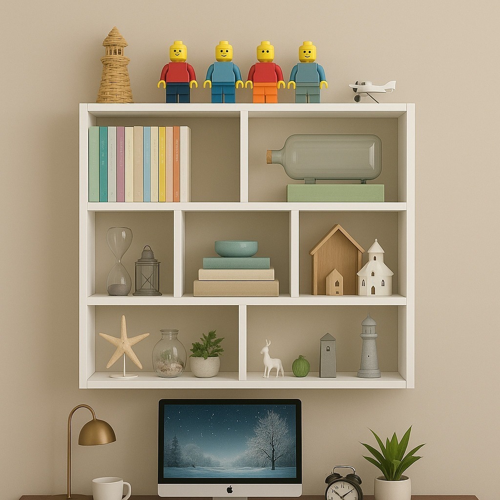 ARMARIO PRATELEIRA NICHO 90X60CM BRANCO ESTANTE MULTIFUNCIONAL DECORACAO SALA QUARTO ESCRITORIO MODERNO
