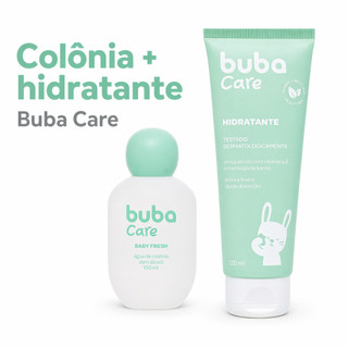 Kit Colônia 100ml Baby Fresh E Hidratante Corporal 120ml Buba Care - Bebê
