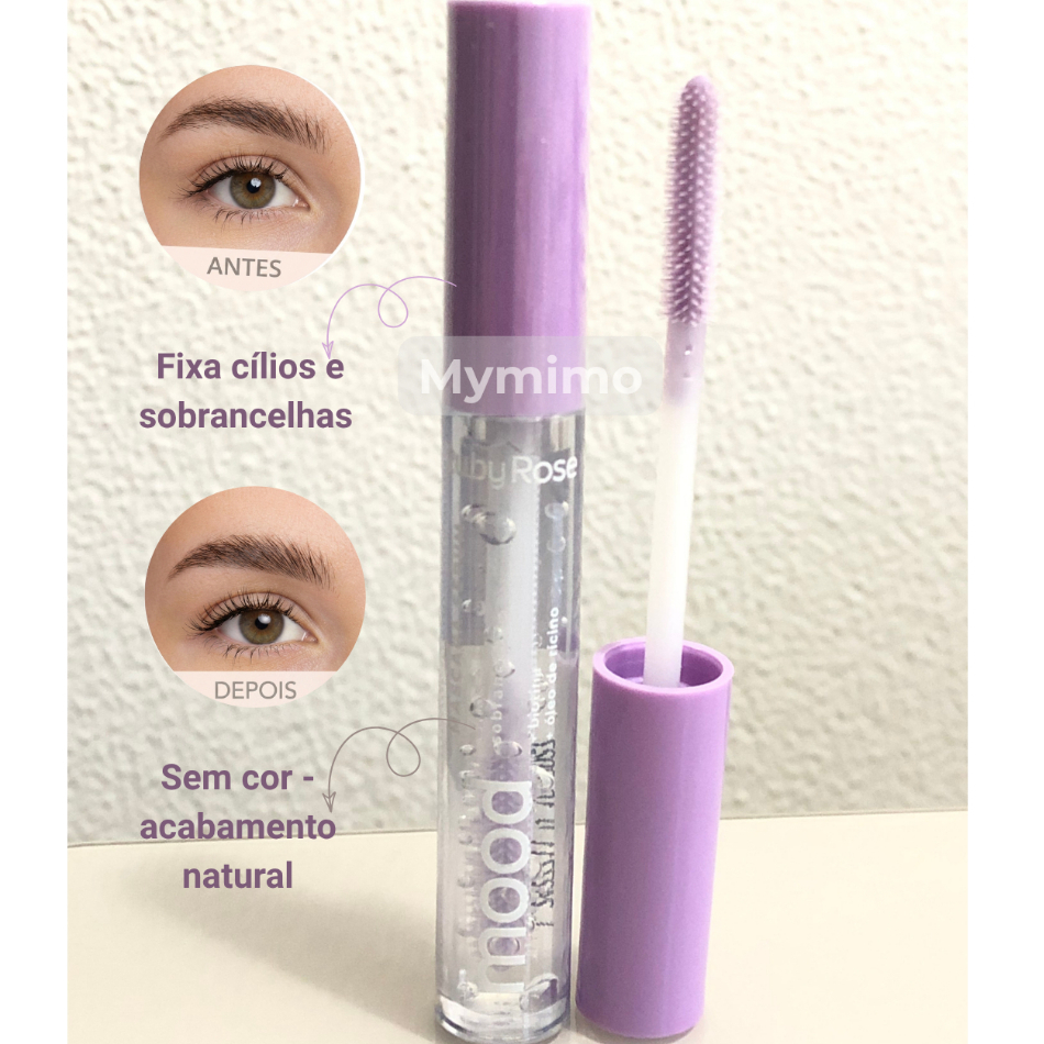Máscara Sérum Para Cílios e Sobrancelhas Feels Mood Rímel Incolor Transparente Maquiagem- Ruby Rose