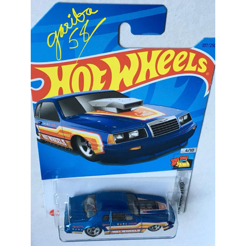 HOT WHEELS ‘86 FORD THUNDERBIRD PRO STOCK 2023 HW DRAG STRIP GARIBA58