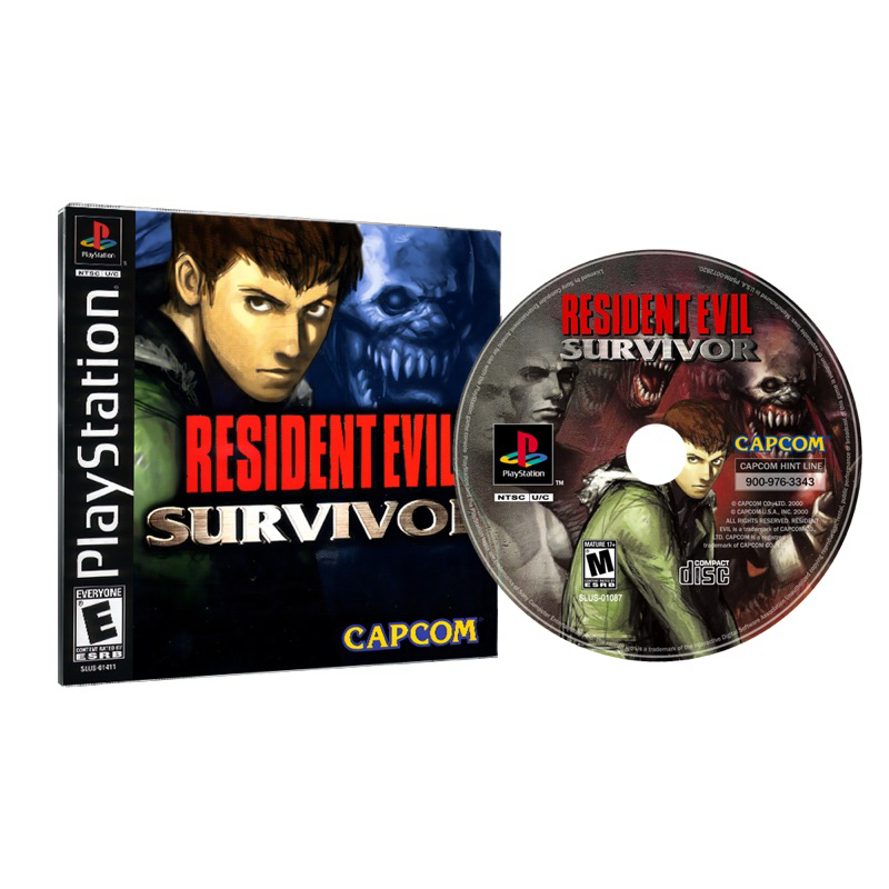Jogo Resident evil Survivor (Legendado) - Playstation 1
