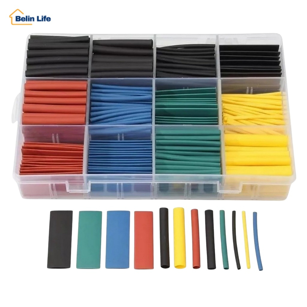 Kit 560 Tubos Termo Retrátil Colorido Isolante Espaguete Fios Luatek LWJ-133