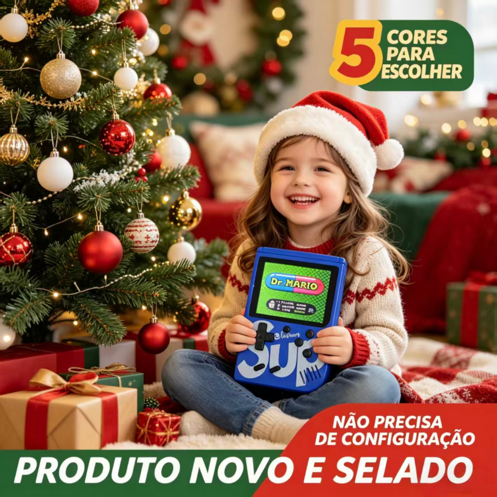 🔥 Vídeo Game Mini Sup 400 Jogos Antigos Anos 80, Brinquedo eletrônico, ótimo presente para crianças no aniversário