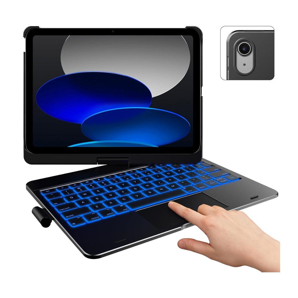 Capa Teclado iPad 10ª Geração Typecase com Trackpad Preta