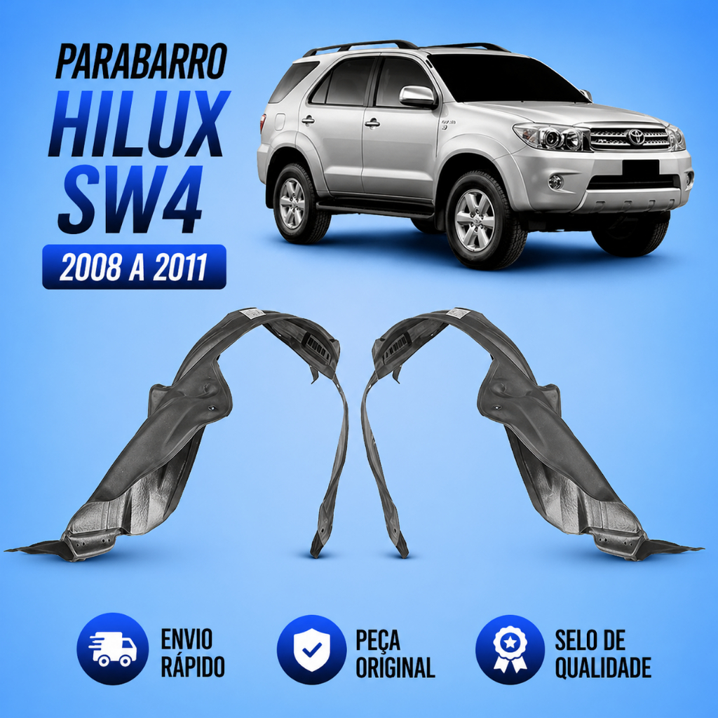Parabarro Hilux Sw4 ANO 2008 2009 2010 2011 Toyota