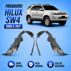 Parabarro Hilux Sw4 ANO 2008 2009 2010 2011 Toyota