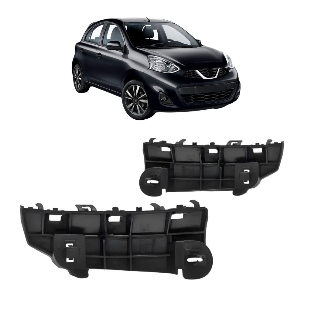 Guia Suporte Para-choque Dianteiro Nissan March 2015 2016 2017 2018 2019 2020