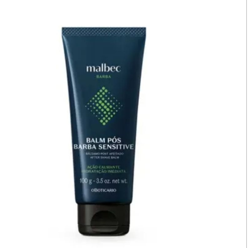 Balm Pos Barba Malbec Club Sensitive 100G - O Boticário