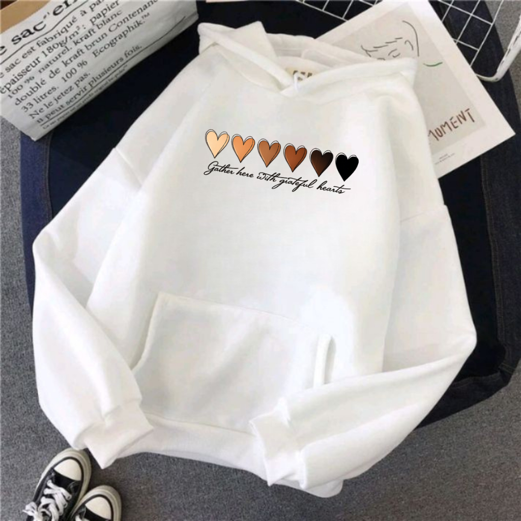 Moletom canguru blusa de frio feminina com capuz e bolso delicado peça flanelada confortavel quentinho outono inverno