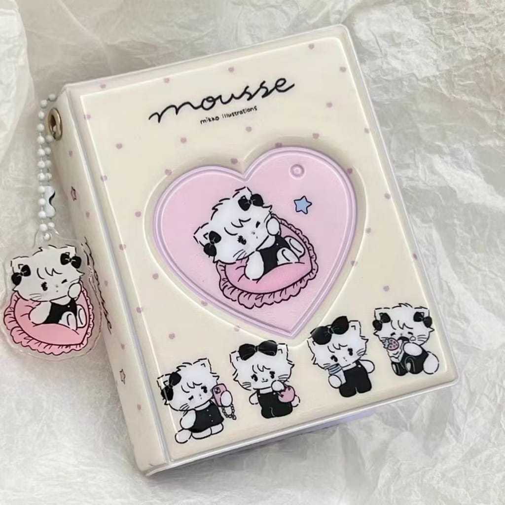 Álbum Photocard Mikko Kawaii - Mini Porta-Fotos Fofo
