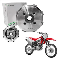 Kit Embreagem Completo Honda Crf 230 2007 Até 2019 Scud