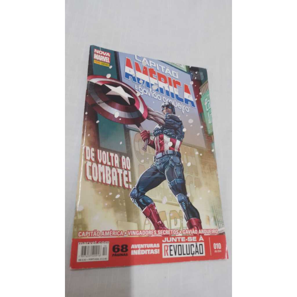 Gibi Capitão América & Gavião Arqueiro - N° 10 - Panini Comics ( 9856 )